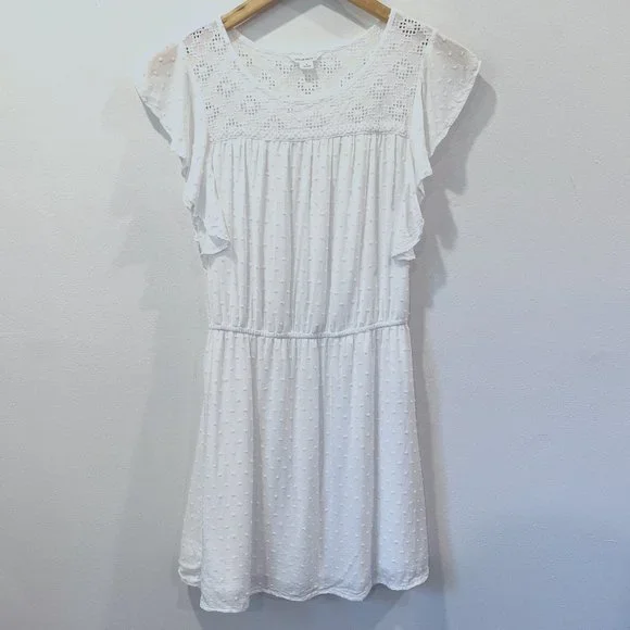 white dress shirt with blue stripes White Collar Striped Popeline Shirt Slim Fit / XS 37
